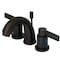 Kingston Brass KB8915NDL NuvoFusion Widespread Bathroom Faucet, Oil Rubbed Bronze KB8915NDL - alternate 1